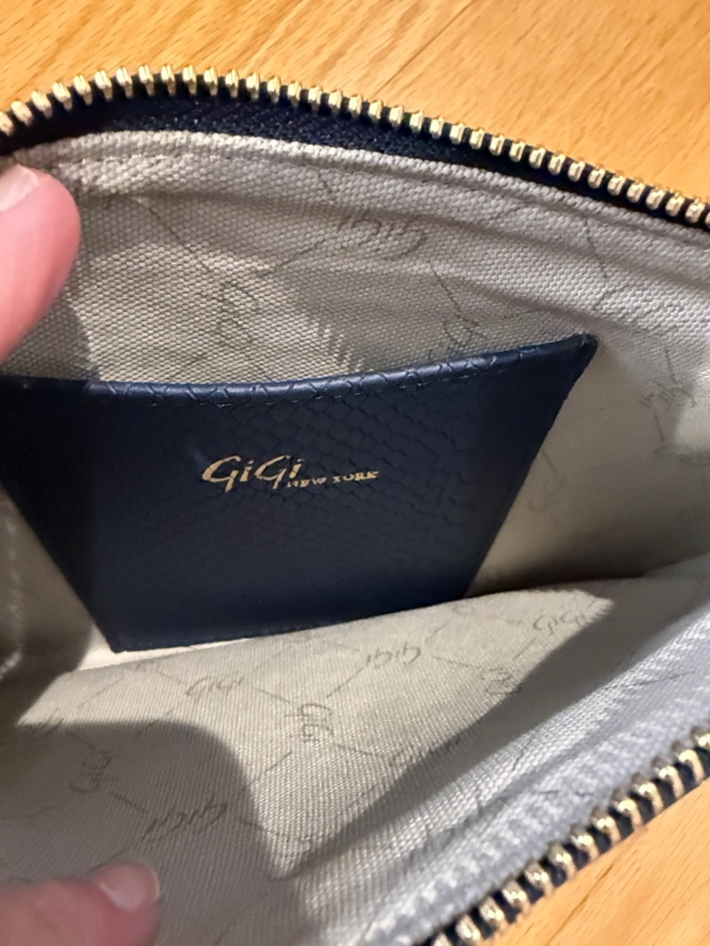 Gigi New York Clutch -  Navy - Brand New - Picture 3 of 4